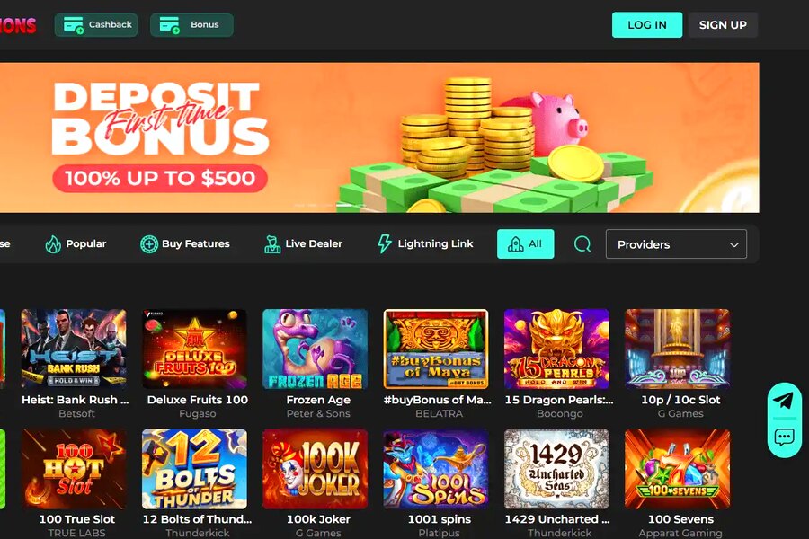 Pokie Nations Casino - Quick Sign Up Process
